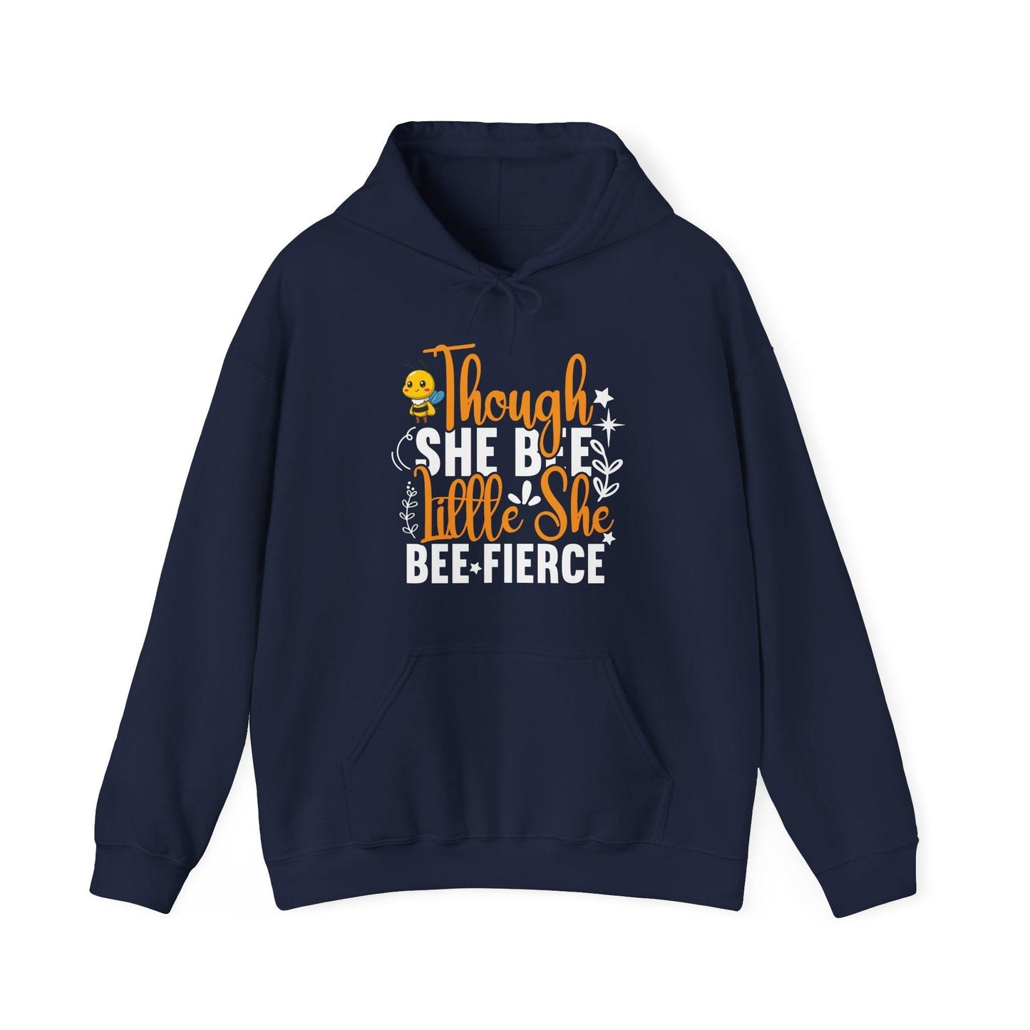 Though She Bee Little She Bee Fierce Unisex Heavy Blend™ hoodie - Beebloomify