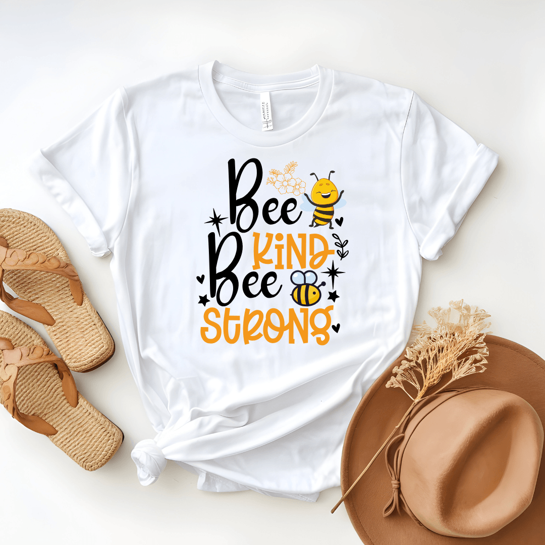 Kind & Strong Bee Unisex Jersey Tee - Beebloomify