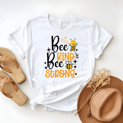 Kind & Strong Bee Unisex Jersey Tee - Beebloomify