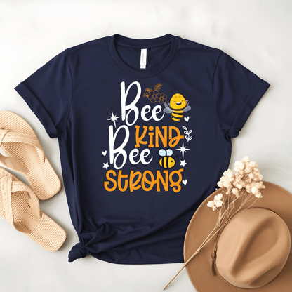 Kind & Strong Bee Unisex Jersey Tee - Beebloomify