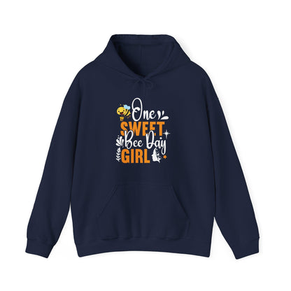 One Sweet Bee Day Girl Unisex Heavy Blend™ hoodie - Beebloomify