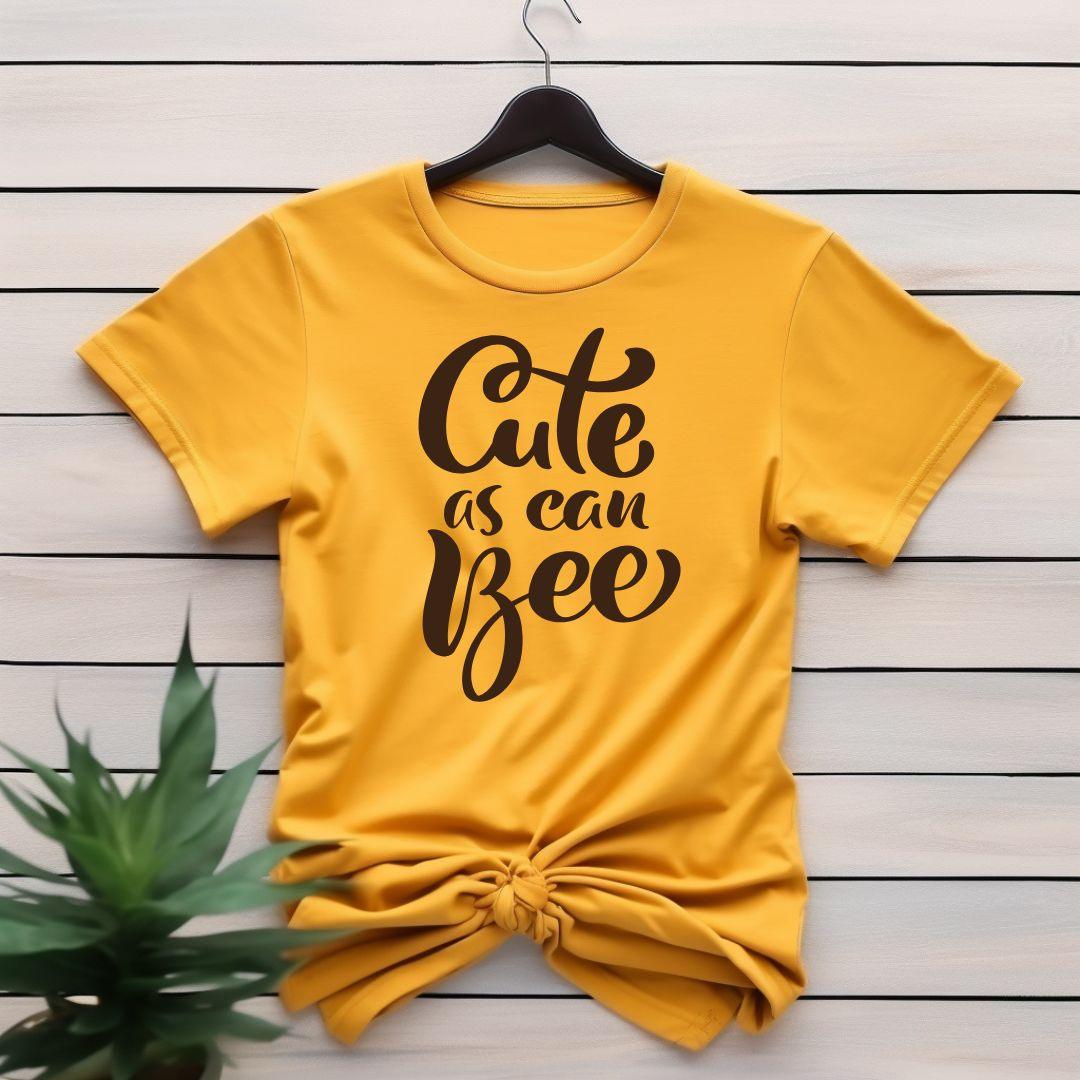 Cute As Can Bee T-shirt - Beebloomify