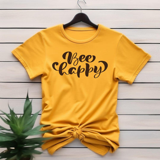 Bee Happy T-shirt - Beebloomify