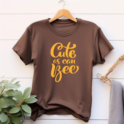 Cute As Can Bee T-shirt - Beebloomify