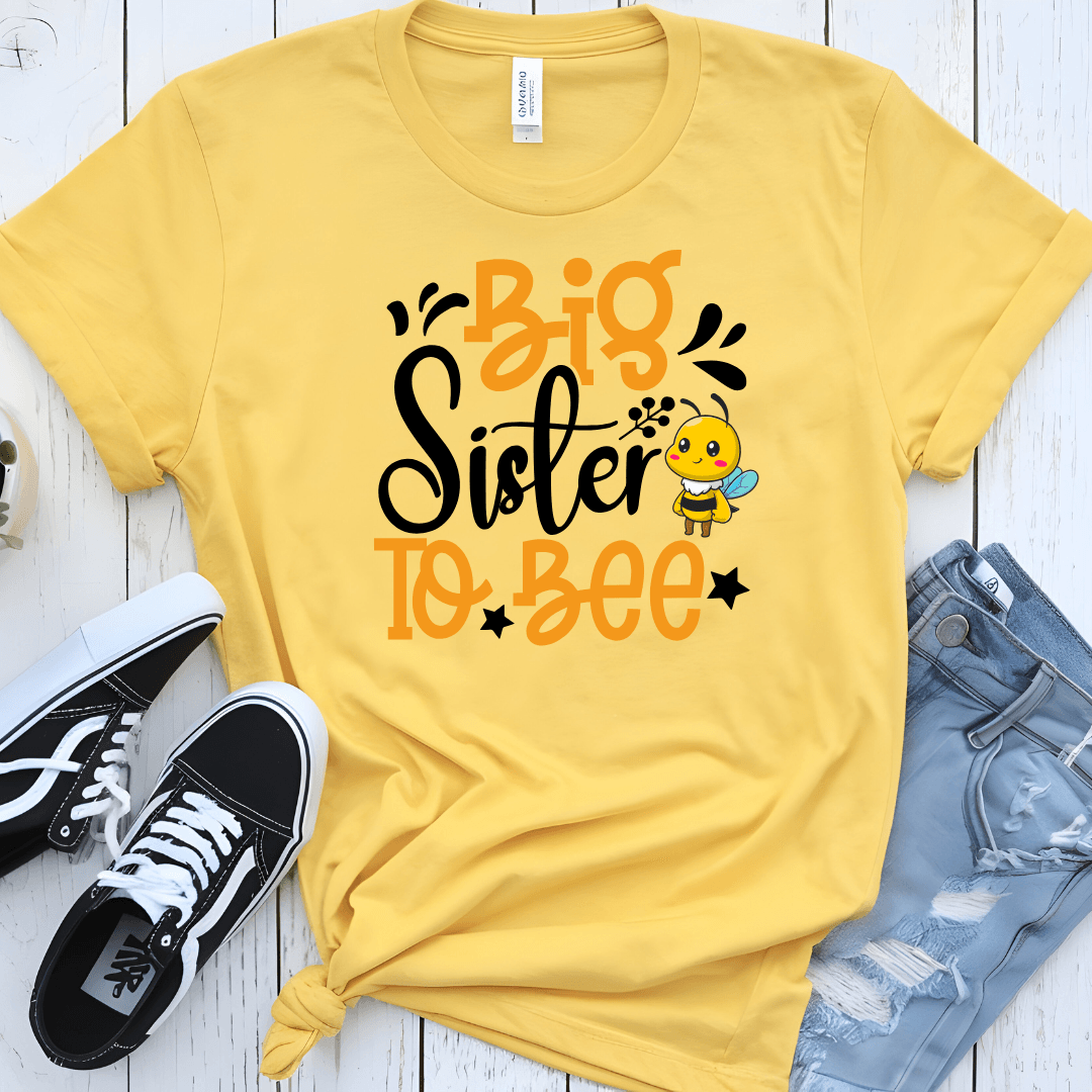 Big Sister To Bee Unisex Jersey Tee - Beebloomify