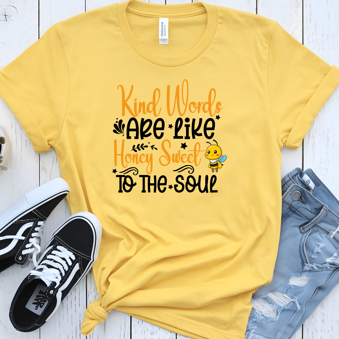 Kind Words Are Like Honey Sweet To The Soul Unisex Jersey Tee - Beebloomify