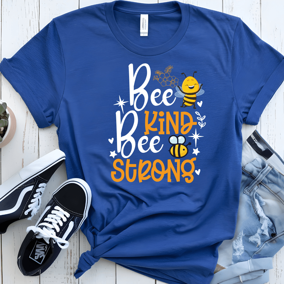 Kind & Strong Bee Unisex Jersey Tee - Beebloomify