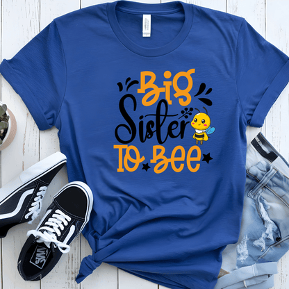 Big Sister To Bee Unisex Jersey Tee - Beebloomify