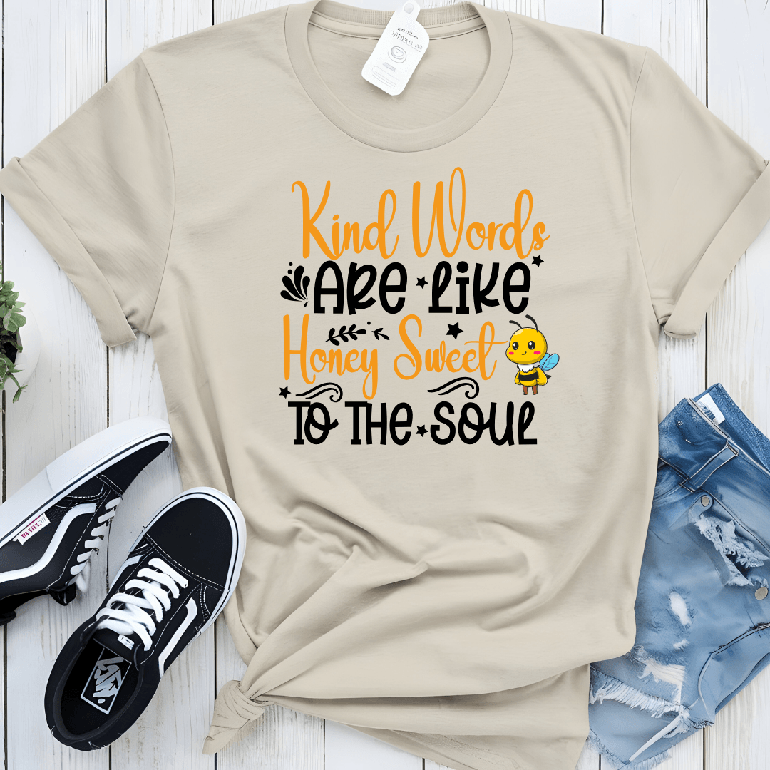 Kind Words Are Like Honey Sweet To The Soul Unisex Jersey Tee - Beebloomify