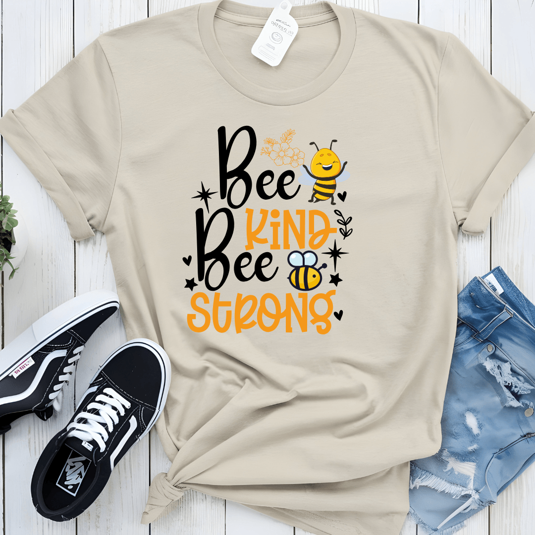 Kind & Strong Bee Unisex Jersey Tee - Beebloomify