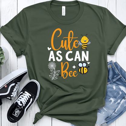 Cute As Can Bee Unisex Jersey Tee - Beebloomify