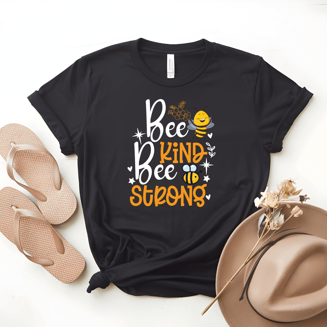 Kind & Strong Bee Unisex Jersey Tee - Beebloomify