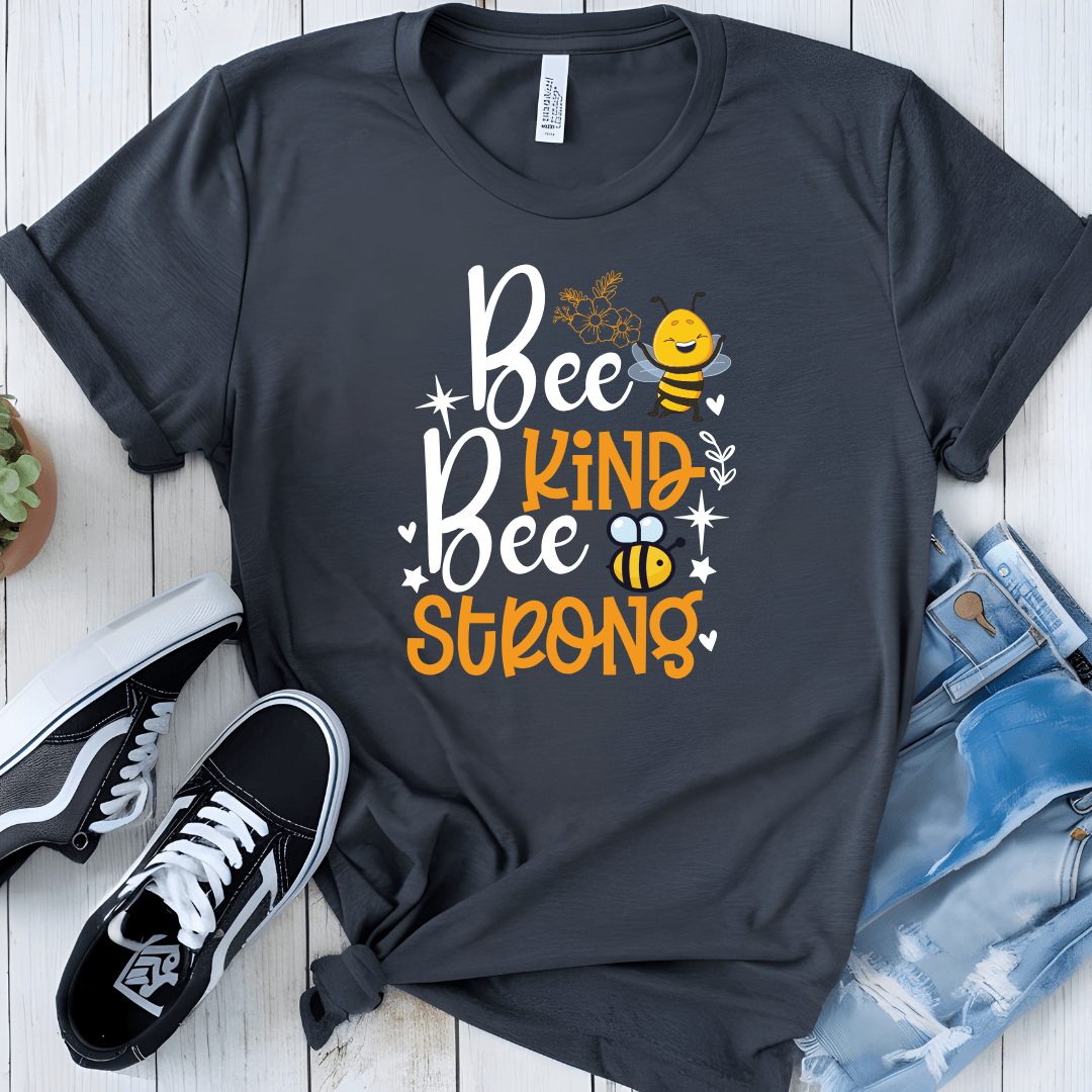 Kind & Strong Bee Unisex Jersey Tee - Beebloomify