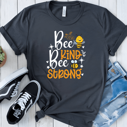 Kind & Strong Bee Unisex Jersey Tee - Beebloomify