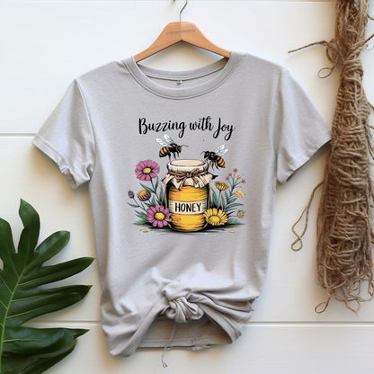 Buzzing with Joy T-shirt - Beebloomify