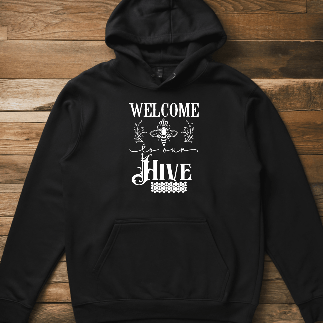 WELCOME TO OUR HIVE Unisex Heavy Blend™ hoodie - Beebloomify