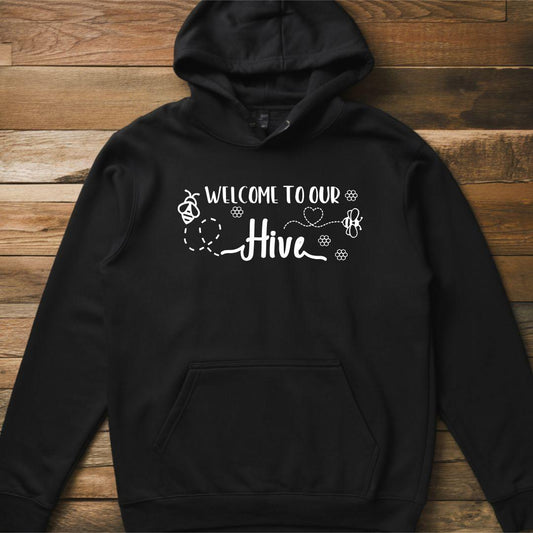 WELCOME TO OUR HIVE Unisex Heavy Blend™ hoodie - Beebloomify