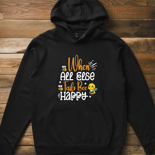 When All Else Fails Bee Happy Unisex Heavy Blend™ hoodie - Beebloomify