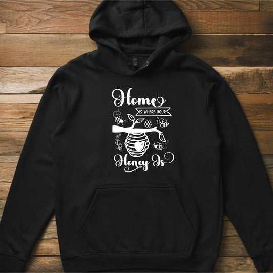 Home Is Where Your Honey Is Unisex Heavy Blend™ hoodie - Beebloomify