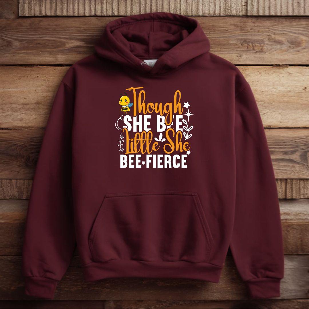 Though She Bee Little She Bee Fierce Unisex Heavy Blend™ hoodie - Beebloomify