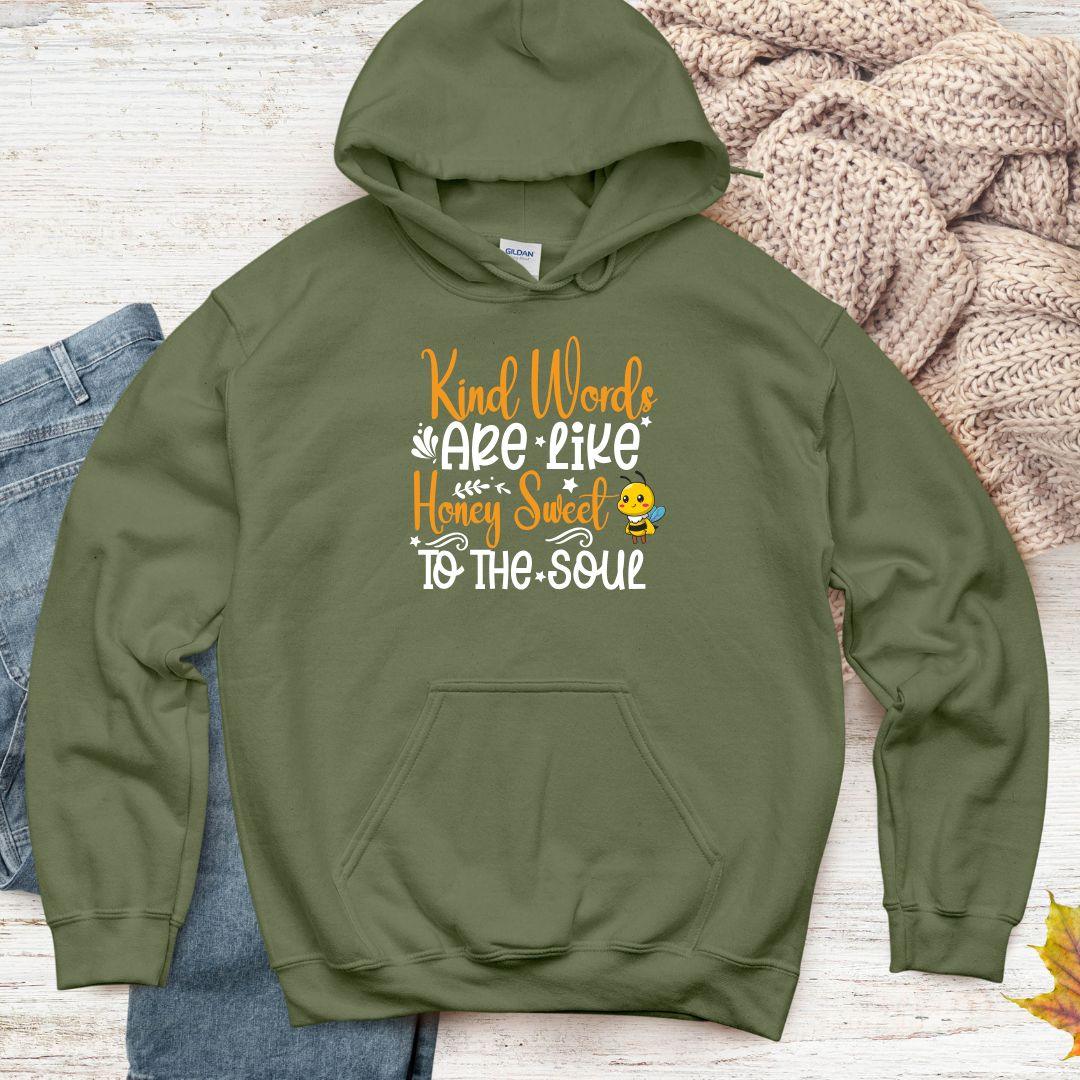 Kind Words Are Like Honey Sweet To The Soul Unisex Heavy Blend™ hoodie - Beebloomify