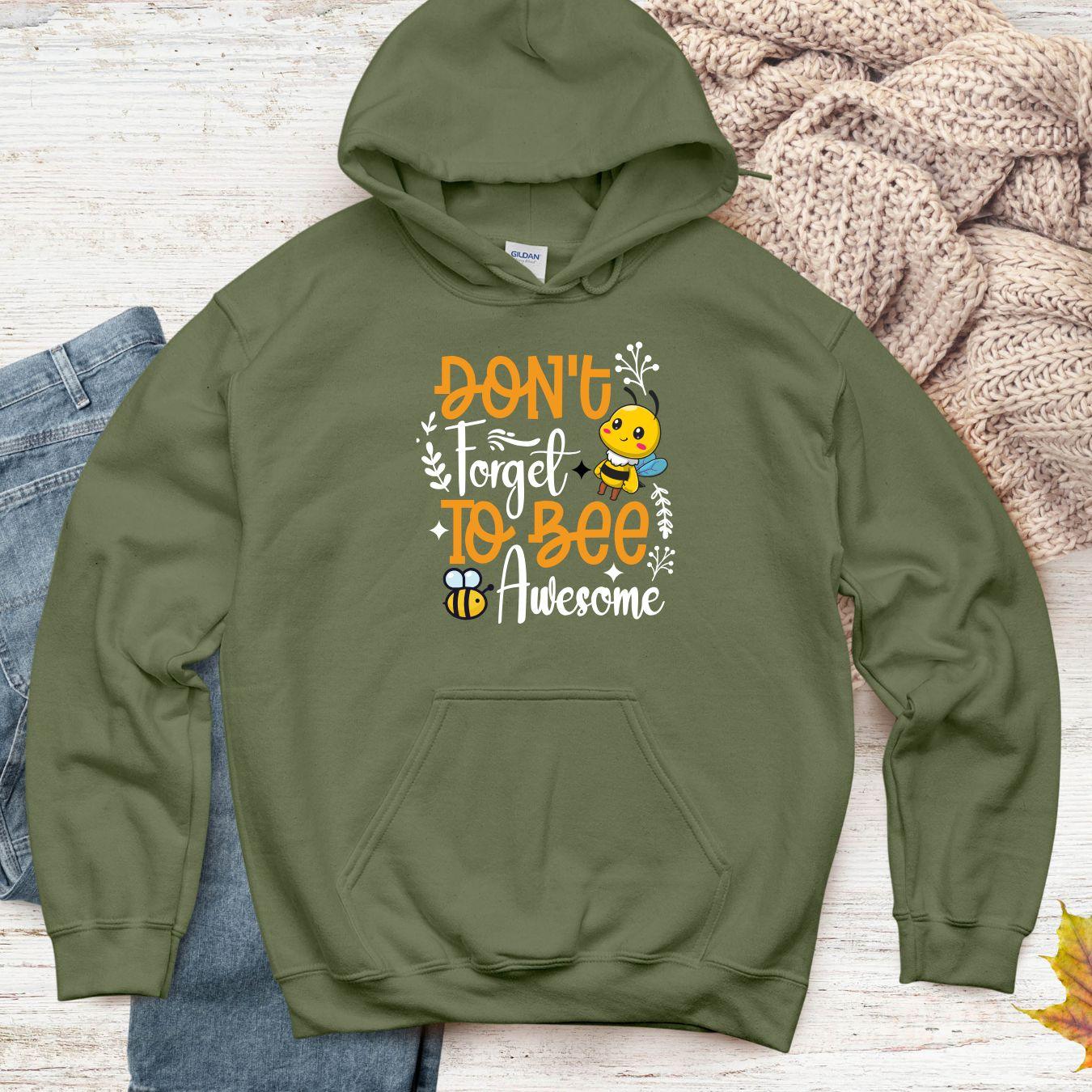 Don't Forget To Bee Awesome Unisex Heavy Blend™ hoodie - Beebloomify