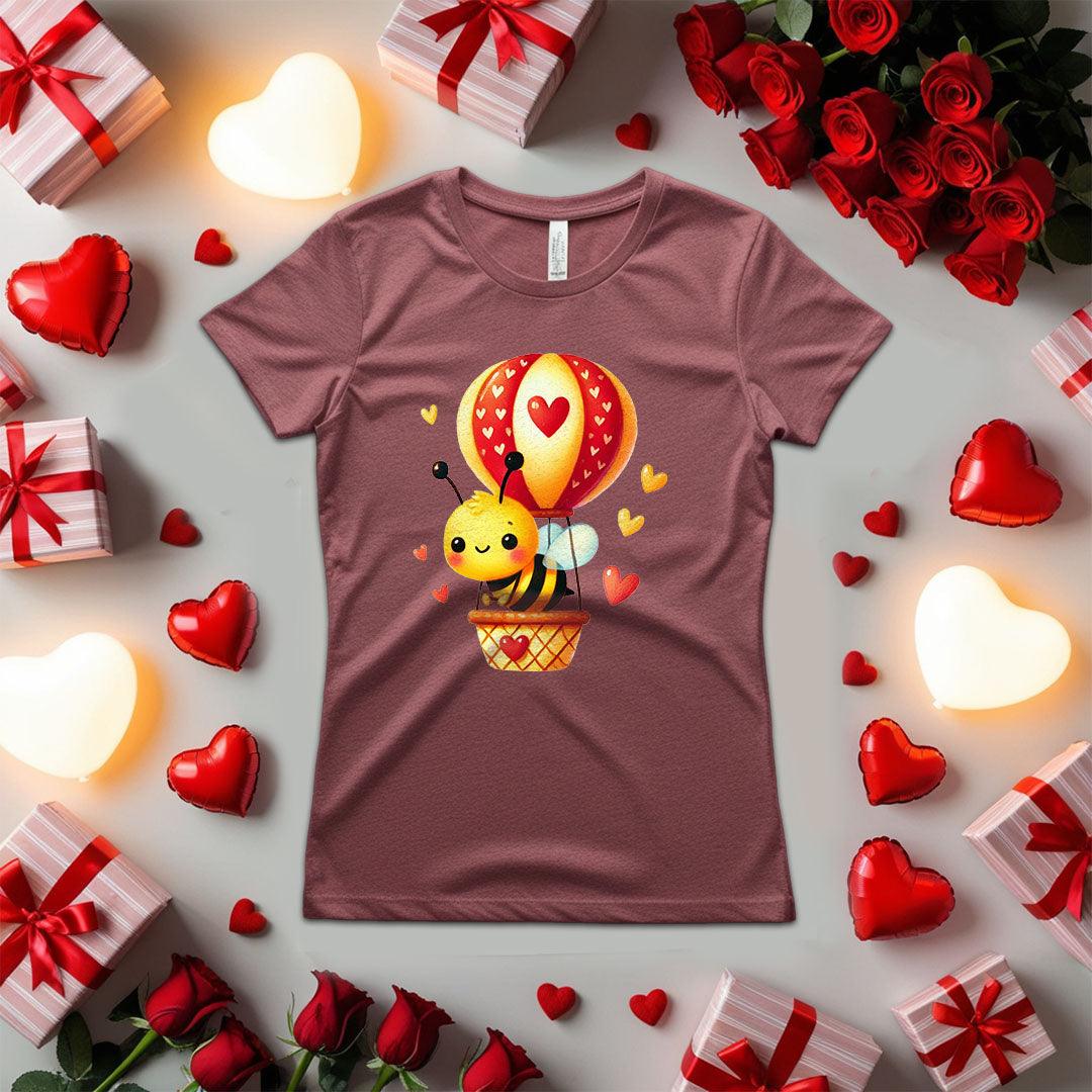 Bee In a Hot Air Balloon T-shirt - Beebloomify