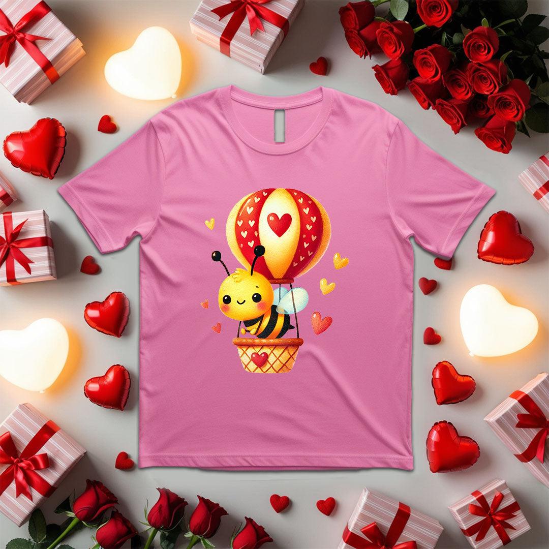 Bee In a Hot Air Balloon T-shirt - Beebloomify