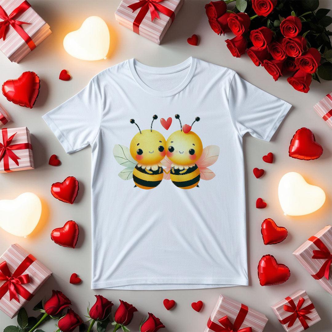 The Bee Couple T-shirt - Beebloomify