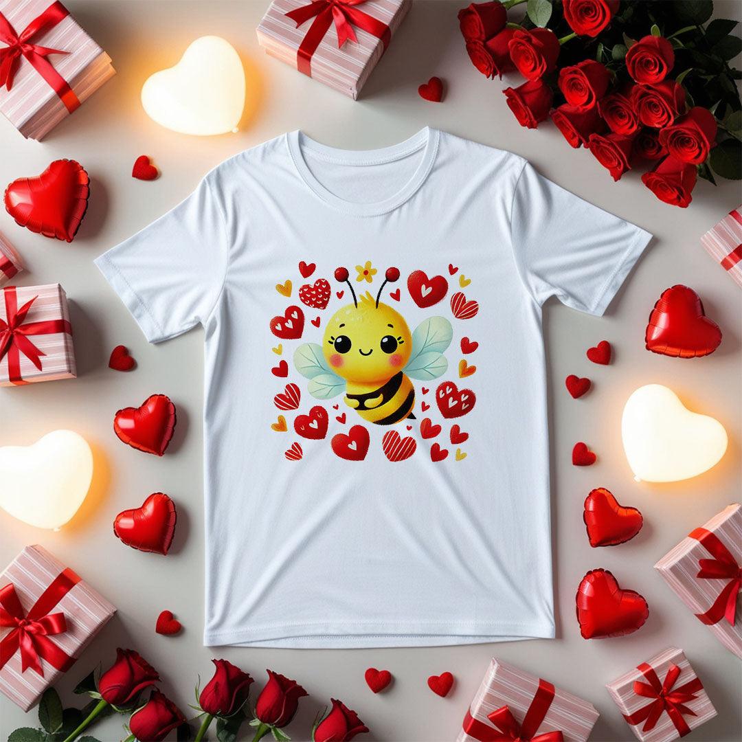 Bee Surrounded By Hearts-shirt - Beebloomify