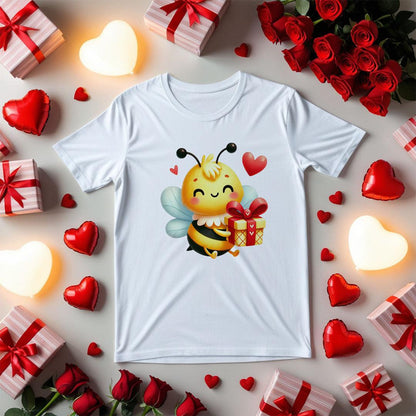 Bee Holding a Present-shirt - Beebloomify