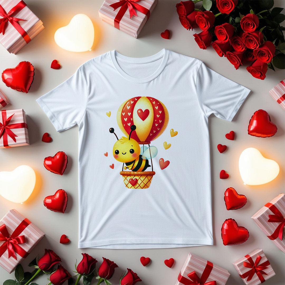 Bee In a Hot Air Balloon T-shirt - Beebloomify