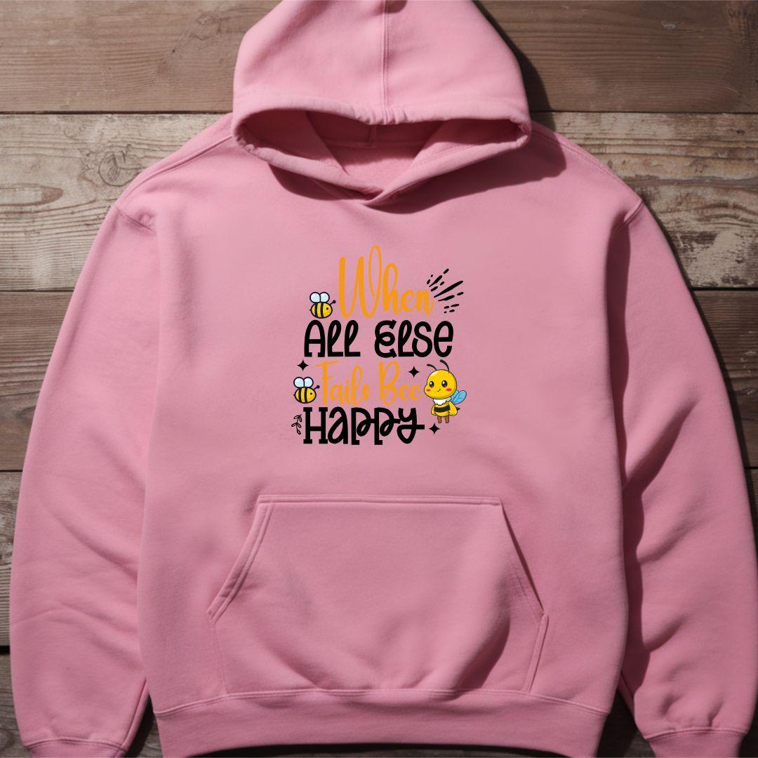 When All Else Fails Bee Happy Unisex Heavy Blend™ hoodie - Beebloomify