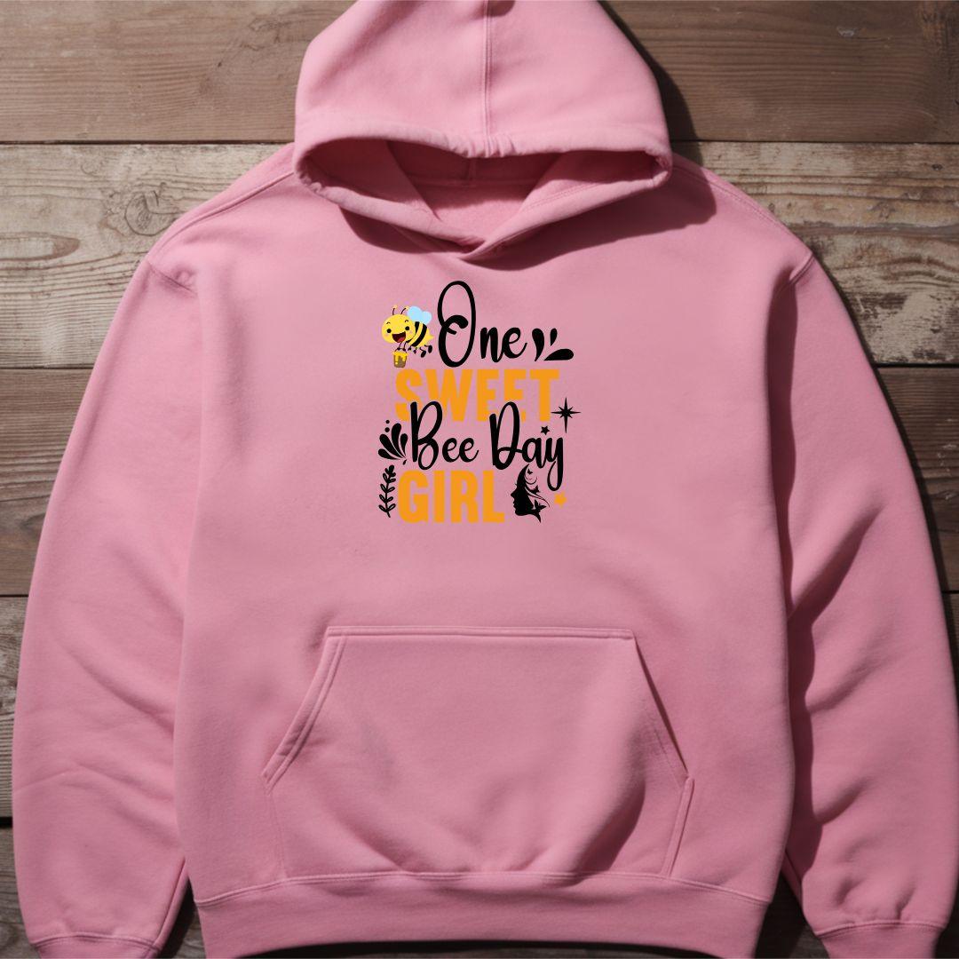 One Sweet Bee Day Girl Unisex Heavy Blend™ hoodie - Beebloomify