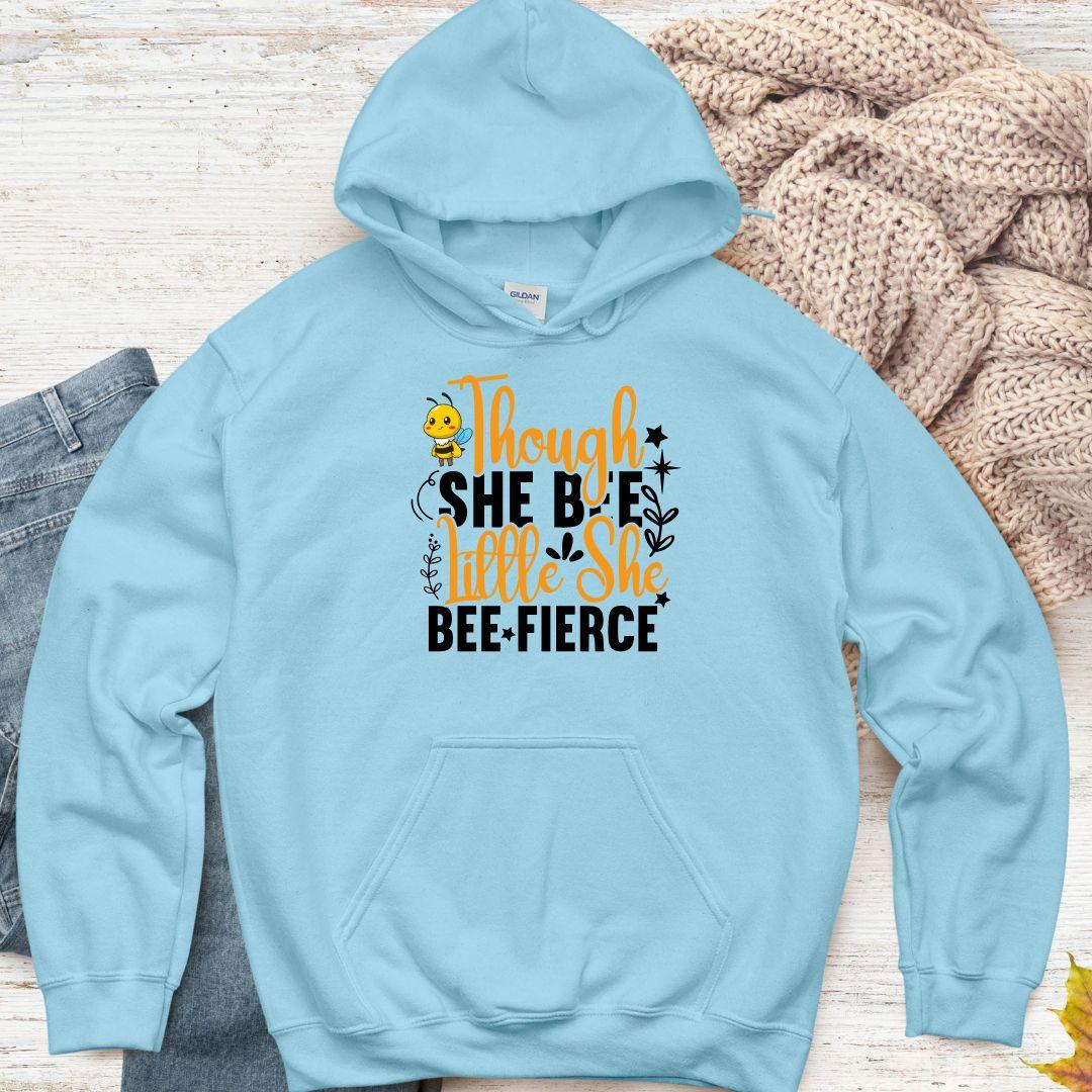 Though She Bee Little She Bee Fierce Unisex Heavy Blend™ hoodie - Beebloomify