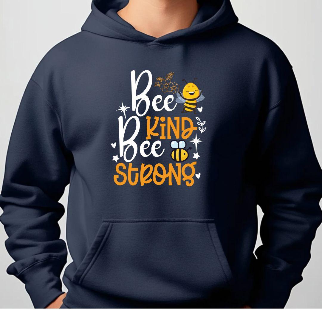 Bee Kind Be strong Unisex Heavy Blend™ hoodie - Beebloomify