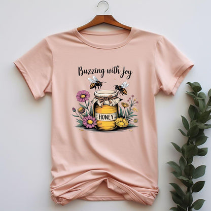 Buzzing with Joy T-shirt - Beebloomify