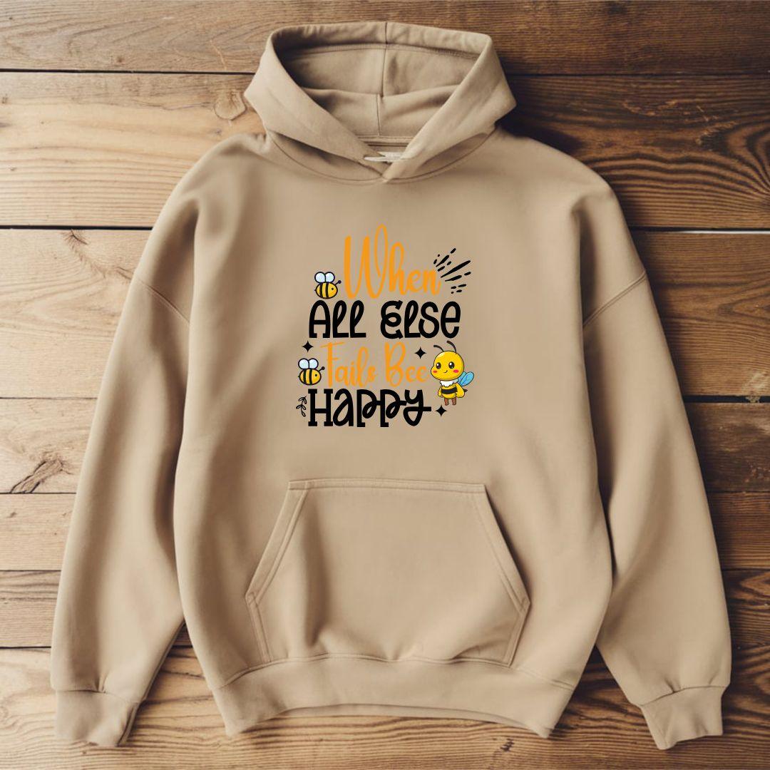 When All Else Fails Bee Happy Unisex Heavy Blend™ hoodie - Beebloomify