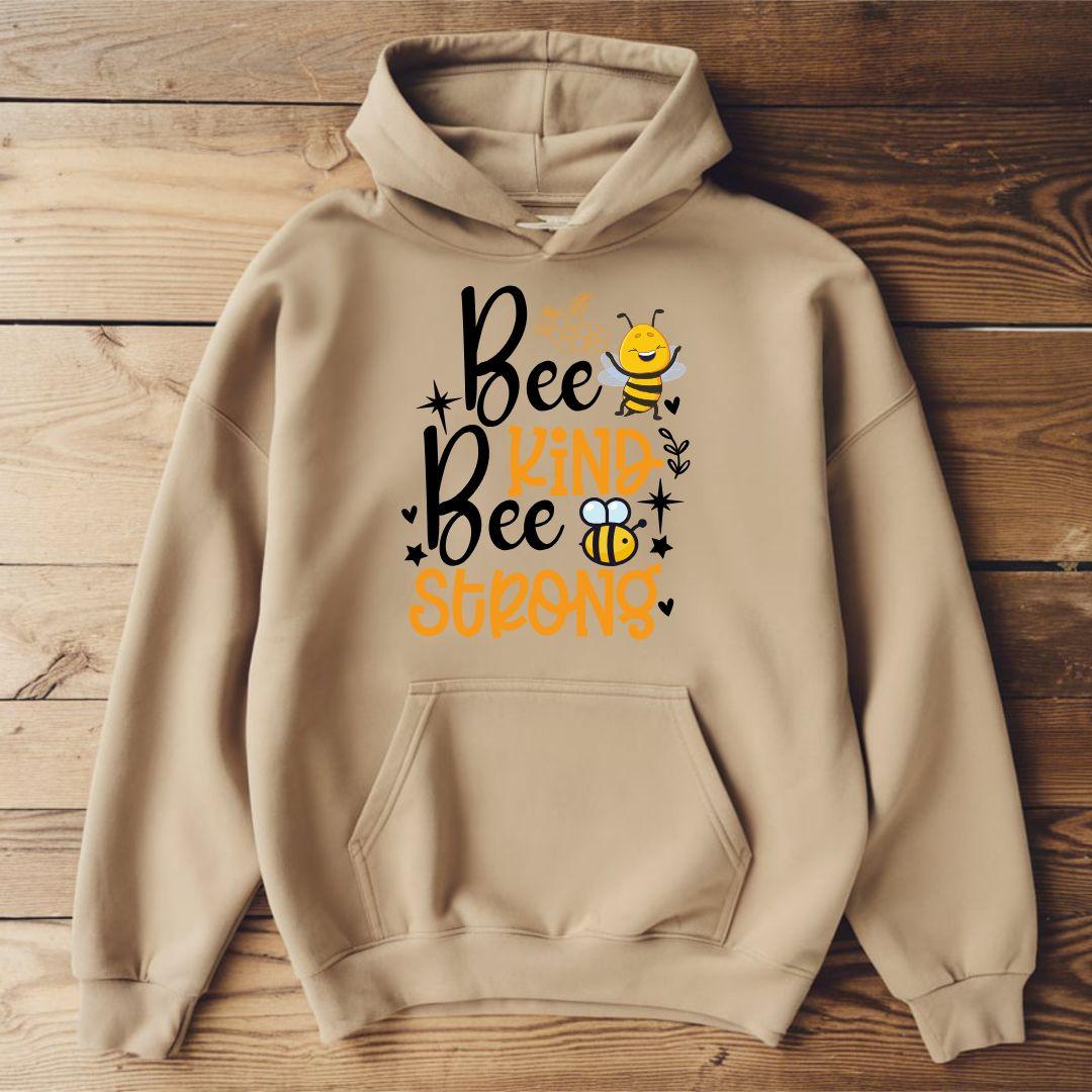 Bee Kind Be strong Unisex Heavy Blend™ hoodie - Beebloomify