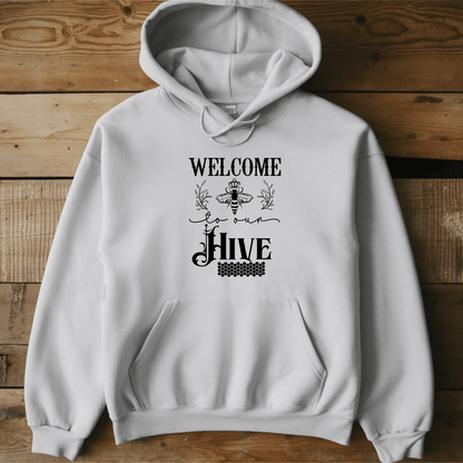 WELCOME TO OUR HIVE Unisex Heavy Blend™ hoodie - Beebloomify