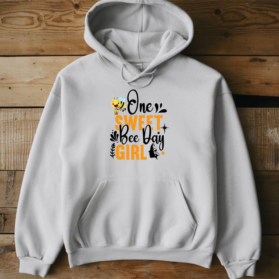 One Sweet Bee Day Girl Unisex Heavy Blend™ hoodie - Beebloomify