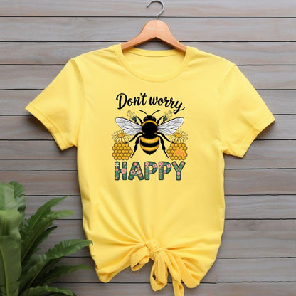 Don't Worry Be Happy T-shirt - Beebloomify